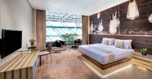 Comfortable hotel room near Soekarno-Hatta Airport