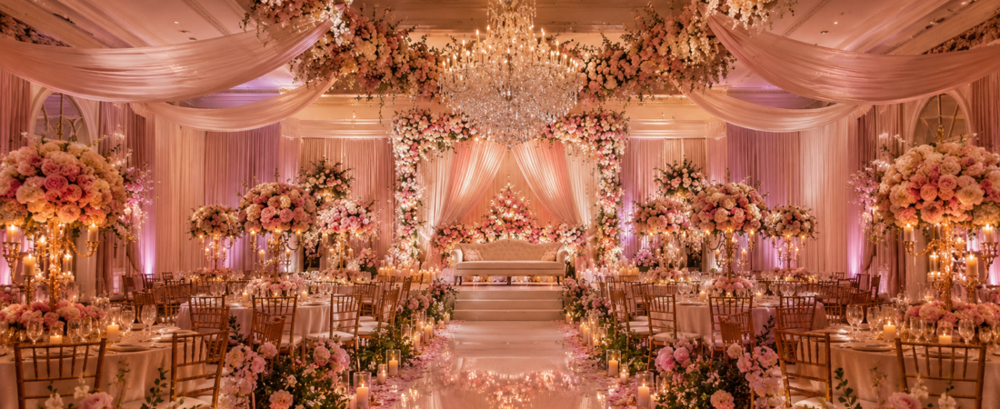 Romantic Wedding Ballroom Themes You’ll Love