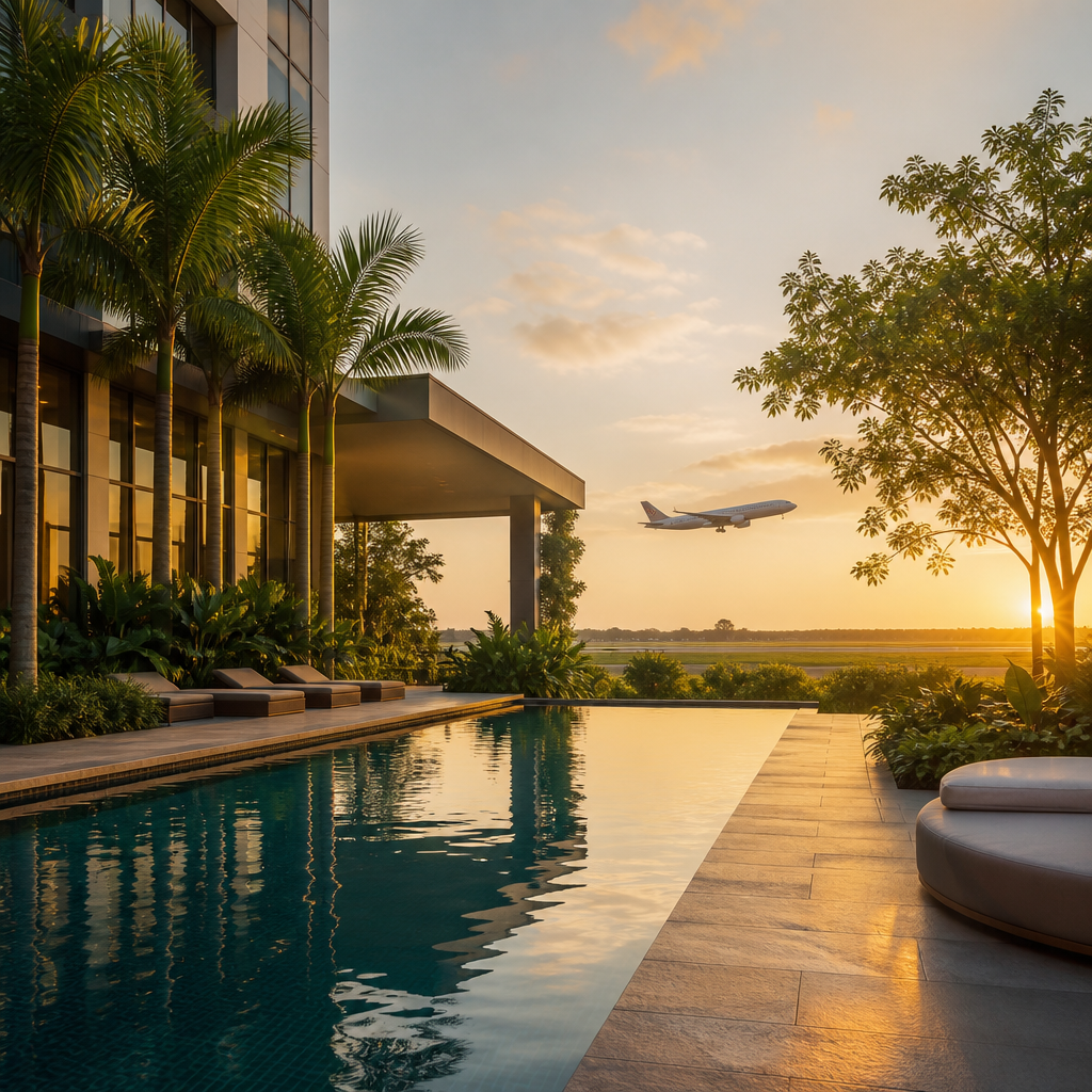 Resort Hotel Near the Airport for a Relaxing Stopover